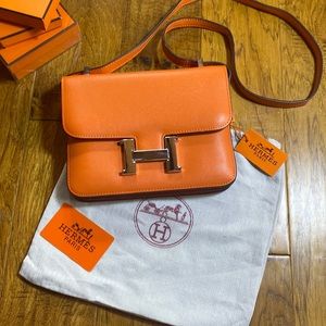 Hermes Constance Bag swift 18 orange (copy)